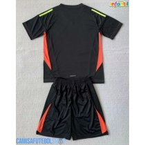 Camisa de time de futebol Argentina Goleiro Replicas 1º Equipamento Infantil Copa America 2024 Manga Curta (+ Calças curtas)